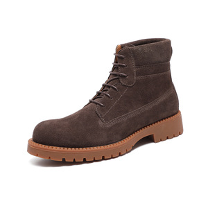 Botas de Piel de Oveja Marrón de Lujo, por Encima de la Rodilla, con Forro Impermeable y Antiolor para Clima Frío y Uso Formal - Product Image 1