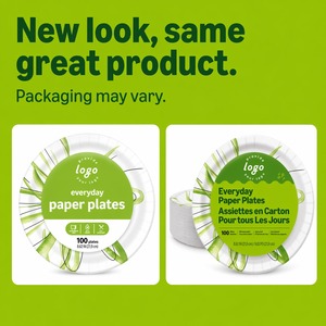 Assiettes en papier jetables de qualité supérieure 100% NEUVES, 8,62 pouces, 100 unités, utilisables au micro-ondes, scellées en usine, USA |   PRÊT À EXPÉDIER - Product Image 5