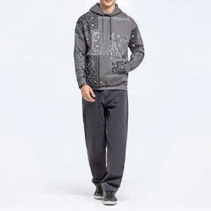 Sudadera con capucha de peso pesado mezclado de algodón 100%, Sudadera con capucha para hombre en blanco, sudaderas con capucha transpirables de invierno - Product Image 2