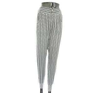 Pantalones estampados de algodón para mujer, nueva cintura alta, delgados, elásticos, elegantes, planos, ecológicos, transpirables, decoración con logotipo, Tallas grandes - Product Image 1