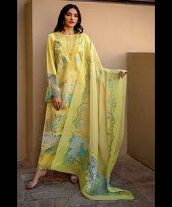 Caftán marroquí para mujer en elegante estilo de vestido modesto pakistaní con túnica bordada abierta - Product Image 2