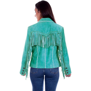 Qualité Prix Premium Qualité Conception Personnalisée Taille Adulte Femmes Veste À Franges Veste Western femmes Dames Veste En Cuir Pour Femmes - Product Image 2