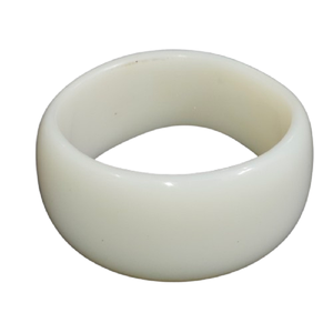 Bracelet manchette minimaliste en résine épaisse et robuste, écologique, durable, fait main, bijou de mode esthétique haut de gamme - Product Image 1