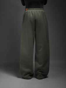 Custom Baggy Sweatpants Flares Baggy <b>Track</b> <b>Pants</b> for Men 520g Brushed Fleece Cotton Wide <b>Leg</b> Sweatpants - Product Image 1