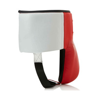 Protège-aine en cuir personnalisé avec logo, confortable et respirant, pour l'entraînement de MMA, de boxe et d'arts martiaux