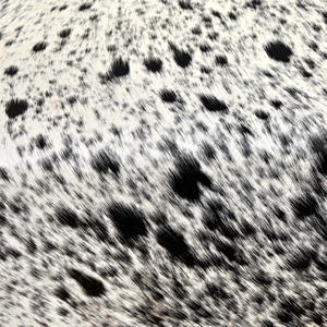 Taburete otomano de piel de vaca de madera natural moderno para sala de estar Diseño de silla elegante - Product Image 3