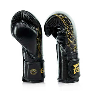 Fairtex Glory ถุงมือชกมวยหนังคุณภาพสูงขนาด8ออนซ์และ12ออนซ์สำหรับฝึกซ้อมกลางแจ้ง - Product Image 4