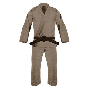 BJJ Gi para hombres conjunto de uniforme de Jiu Jitsu brasileño con rodillas reforzadas Ripstop pantalones preencogidos tejido de perlas logotipo bordado personalizado - Product Image 3