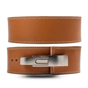Cinturón de Levantamiento de Pesas de Primera Calidad, Antideslizante, Unisex, de Cuero Resistente, con Palanca de Acero Ajustable y Soporte Lumbar - Product Image 1