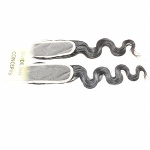 Venta al por mayor Raw 2*6 HD Cierre de encaje BodyWave Cabello brasileño para mujeres negras Templo natural Extensiones de cabello humano vietnamita - Product Image 4