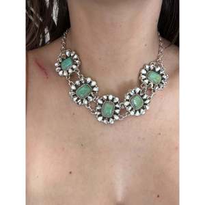 Southwest Made Multi Stone & Sterling <b>Silver</b> Choker <b>Necklace</b> <b>Set</b>-Fine Jewelry - Product Image 5