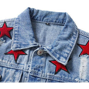 แจ็กเก็ตยีนส์สำหรับผู้ชายเสื้อคลุมเดนิมแบบมีกระดุมแบบลำลองสำหรับฤดูใบไม้ร่วง - Product Image 4