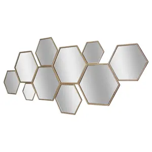 New Metal Wall <b>Mirror</b> in <b>Gold</b> Plated Latest Wall <b>Mirror</b> Elegant for Home Decoration New Metal Wall <b>Mirror</b> in Wholesale Price - Product Image 4