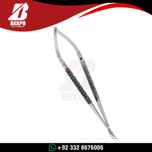 Tijeras Microquirúrgicas Premium de 12 cm con Hojas Curvas, Acero Inoxidable de Alta Calidad, Reutilizables, Instrumentos de Microcirugía Superiores - Product Image 3