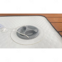 Rampe de quai double personnalisée en forme de E pour jet ski et yacht, ponton gonflable en PVC EJIA EJ-201, capacité 1000 kg, 5-10 passagers, garantie 2 ans
