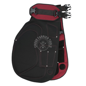 Delantal de herrero de gamuza resistente con bolsillos para cuchillos, soporte magnético para clavos y hebillas ajustables de liberación rápida - Product Image 5