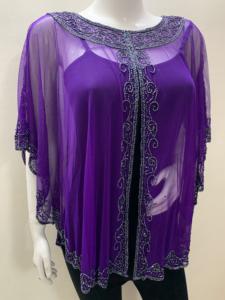 UAE Best Selling New Hand Embroidery Work Long Exclusive Style Ponchos <b>Shrug</b> Dress Style Free Beach Party Holidays Wear Button - Product Image 6