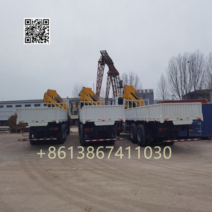 Cnhtc sinotrik Howo 6 x4 z1257v4647b1 יורו 2 340-380hp משאית מטען עם מנוף מתקפל - Product Image 3