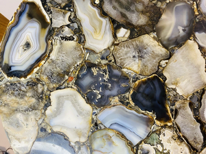 Sceau en agate poli artisanal, décoration de luxe pour la maison, motif floral religieux, résine, couleur personnalisée, haute qualité, pour table - Product Image 4