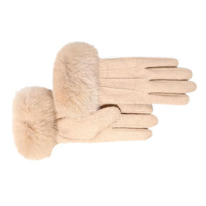 Gants en laine pour hommes, gants thermiques d'hiver, doux, pour l'extérieur, gants en laine pour hommes, gants chauds d'extérieur, tricot d'hiver - Product Image 5