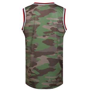 Maillot d'équipe de basket-ball à impression sublimée Camo Maillot de basket-ball de conception personnalisée Sports d'équipe Vêtements de basket-ball - Product Image 6