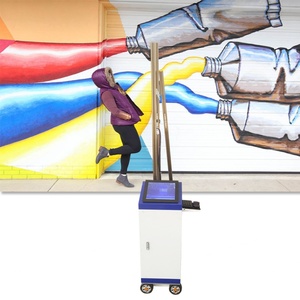 Impresora de pared 3D Xbh 2400 Dpi, máquina de inyección de tinta UV para vidrio, azulejos, madera, cerámica, impresión directa multicolor automática - Product Image 6