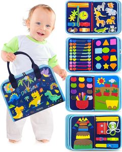Toàn Bộ bán Toddler cảm thấy bận rộn <span class=keywords><strong>Board</strong></span> Montessori đồ chơi <span class=keywords><strong>3</strong></span> + năm tuổi bé quà tặng mầm non giáo dục học tập sách với cuộc sống kỹ năng - Product Image 1