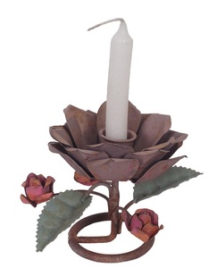 Bougeoir en laiton antique gravure coupe fer naturel support décoratif pour la fête à la maison mariage fête de noël fournitures - Product Image 3