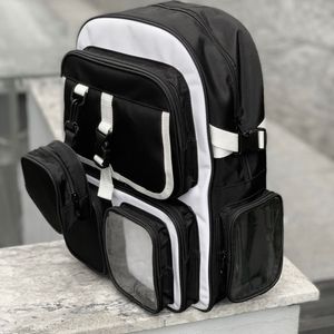 Mochila negra Unisex impermeable 100% poliéster diseñado compartimento para computadora portátil bolsas para estudiantes Hecho en Vietnam - Product Image 1