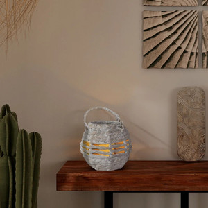 เชิงเทียนผักตบชวาธรรมชาติทำด้วยมือโคมไฟทอเป็นมิตรกับสิ่งแวดล้อมสำหรับตกแต่งบ้านงานอีเวนต์ขายส่ง - Product Image 5