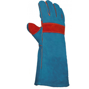 Fourniture d'usine de haute qualité prix bon marché gant de barbecue résistant à la chaleur gants de soudage en cuir - Product Image 3