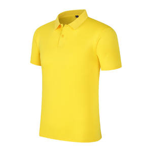 Chemises de golf en coton vierge et polyester Polos unis Logo personnalisé Polos grande taille pour hommes - Product Image 4