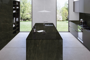 Cao cấp màu đen đồng Armani sô cô la cà phê Nâu đá cẩm thạch tấm gạch sang trọng ý đá sàn phòng tắm nhà bếp Dinning - Product Image 3