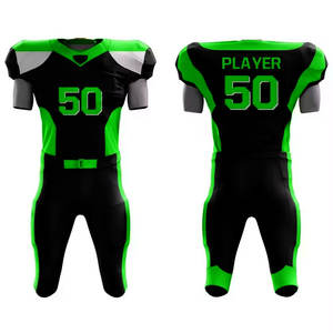 Uniforme de football américain le plus vendu Logo personnalisé Matériau frais Conception unique OEM Sublimation Tenue de sport Taille XL - Product Image 2