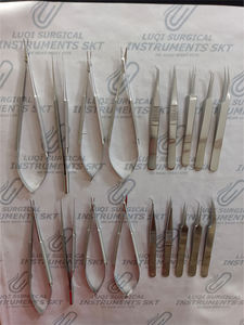 Juego de Instrumentos de Microcirugía de Acero Inoxidable Alemán, Kit de Entrenamiento de Cirugía Manual Microquirúrgica de Alta Calidad con Certificación CE - Product Image 3