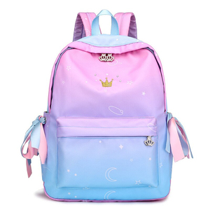 Sacs d'école pour enfant fille rose violet imprimé licorne sac à dos de maternelle mignon cartable imperméable pour enfant - Product Image 2