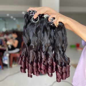 ผมต่อจากเวียดนามสีเด้งดึ๋งทำจาก2025มัดผมมนุษย์ - Product Image 1