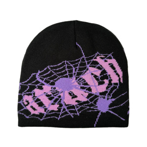 หมวกบีนนี่แฟชั่นสไตล์ใหม่สำหรับฤดูหนาวหมวกบีนนี่ขนสัตว์แคชเมียร์แท้หมวกผ้าแคชเมียร์ออกแบบโลโก้ได้ตามต้องการ - Product Image 3