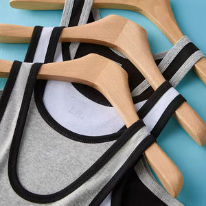 Camisetas de Tirantes para Hombre 100% Algodón al por Mayor, Camisetas de Tirantes de Dos Tonos y de un Solo Color para Gimnasio y Running - Product Image 6