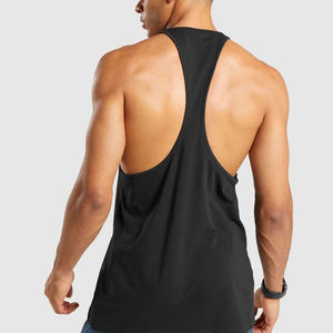 รับผลิตเสื้อกล้ามออกกำลังกายผู้ชายแบบขายส่ง OEM ผ้าโพลีเอสเตอร์ผสม ผลิตเสื้อผ้าตามสั่ง - Product Image 6