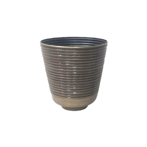 Pot de fleur en fer de forme ronde pour la maison balcon et jardin Pot de fleur jardin Patio intérieur extérieur fait à la main en vrac produit - Product Image 1