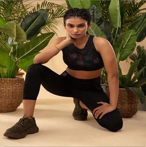 Soutien-gorge de sport à fort impact pour femme Soutien-gorge de compression évacuant l'humidité respirant pour le sport - Product Image 2