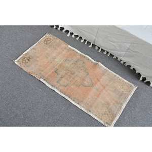 Alfombra Turca Vintage de 1,6x3,2 Pies, Tejido Plano de Látex, Tejido Bohemio Clásico, Beige, Naranja, para Pasillo, Rectángulo, Espacio - Product Image 4