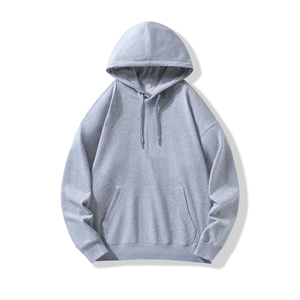 Unisex Oversized Pullover Hoodie Premium <b>Fleece</b> <b>Sweatshirt</b> Casual Streetwear Fashion Solid Color Custom Wholesale OEM ODM Hoodie - Product Image 5