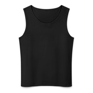Venta al por mayor de camisetas sin mangas para hombre, cuello redondo, algodón transpirable con spandex, secado rápido, anti-pilling, tejido liso, logotipo frontal - Product Image 3