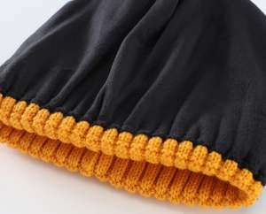 Nouveau Bonnet en laine mélangée de haute qualité avec coutures fantaisie Camel Casquettes d'hiver côtelées vierges Adultes Logo personnalisé Étiquette Vintage Respirant - Product Image 6