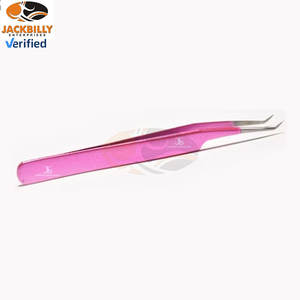 Pince à épiler JACKBILLY Easy-Grip pour extension de cils couleur or de qualité supérieure avec prise confortable - Product Image 4