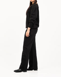 Streetwear personnalisé lourd 100% coton col rond surdimensionné pull hiver polaire sweat prix de gros - Product Image 3