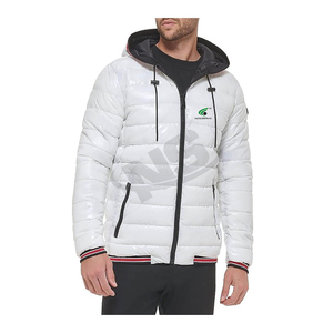 Veste matelassée élégante et personnalisée pour hommes Bomber à capuche matelassé à bulles Veste d'hiver chaude de qualité supérieure pour l'extérieur au meilleur prix - Product Image 4