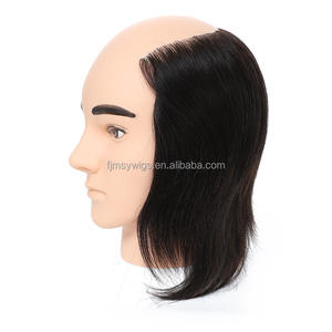 Tête de Mannequin Homme <span class=keywords><strong>Chauve</strong></span> en Cheveux Humains Véritables pour Entraînement à la Greffe Capillaire - Product Image 5